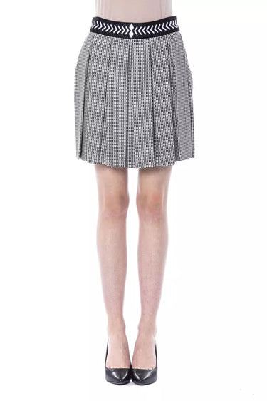 Chic Monochrome Tulip Skirt